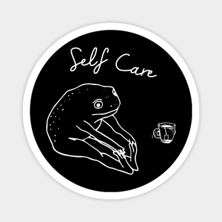 Self Care Frog Magnet